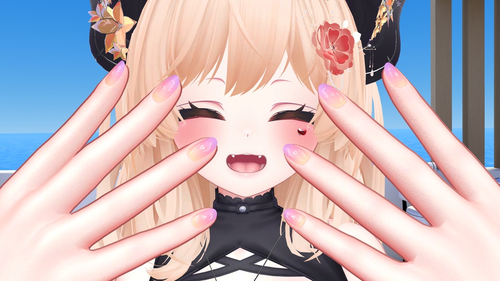 【ネイルテクスチャ】Angelic【8アバター対応】