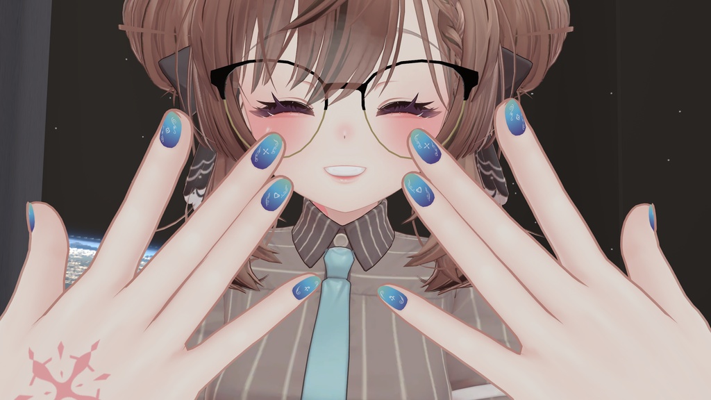 【ネイルテクスチャ】Angelic【8アバター対応】