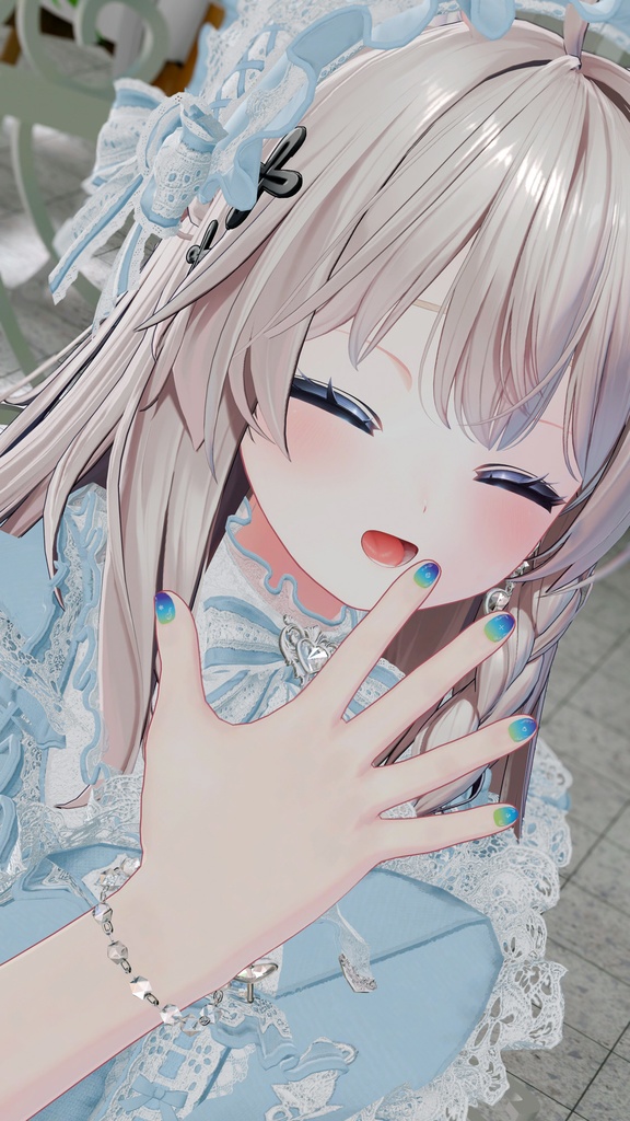 【ネイルテクスチャ】Angelic【8アバター対応】