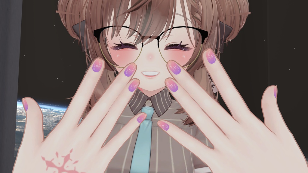 【ネイルテクスチャ】Angelic【8アバター対応】