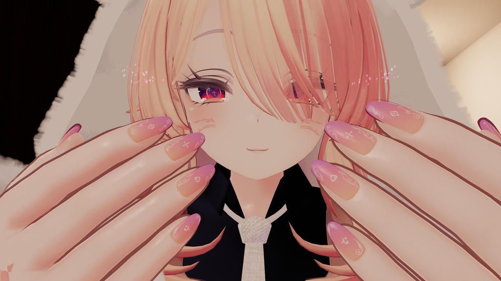 【ネイルテクスチャ】Angelic【8アバター対応】