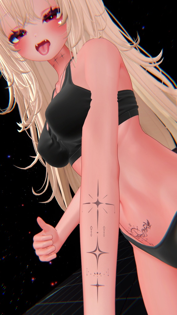 【VRC】煌めきデカール【Reverse】