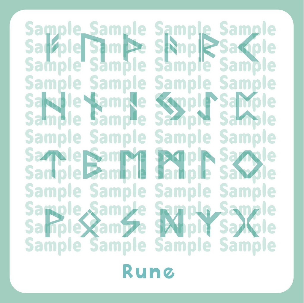 【VRC】ルーンデカール【Rune】