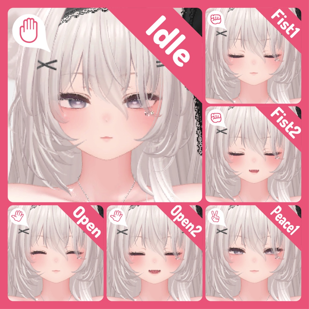 NMZ式マヌカ(姉)表情パッケージ