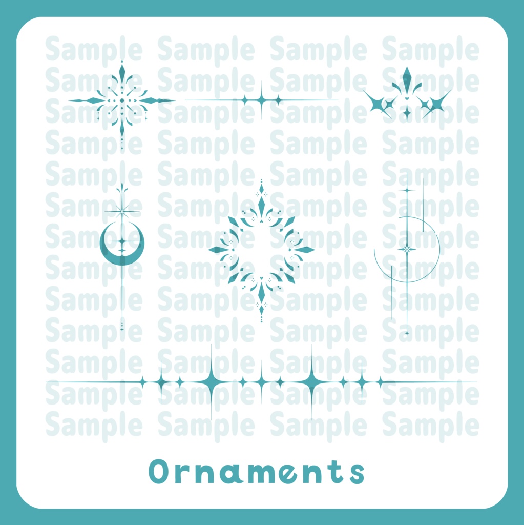 【VRC】ミスティカルデカール【Ornaments】