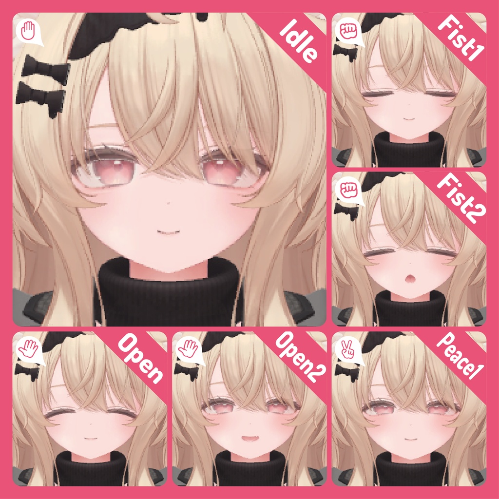 NMZ式エク表情パッケージ