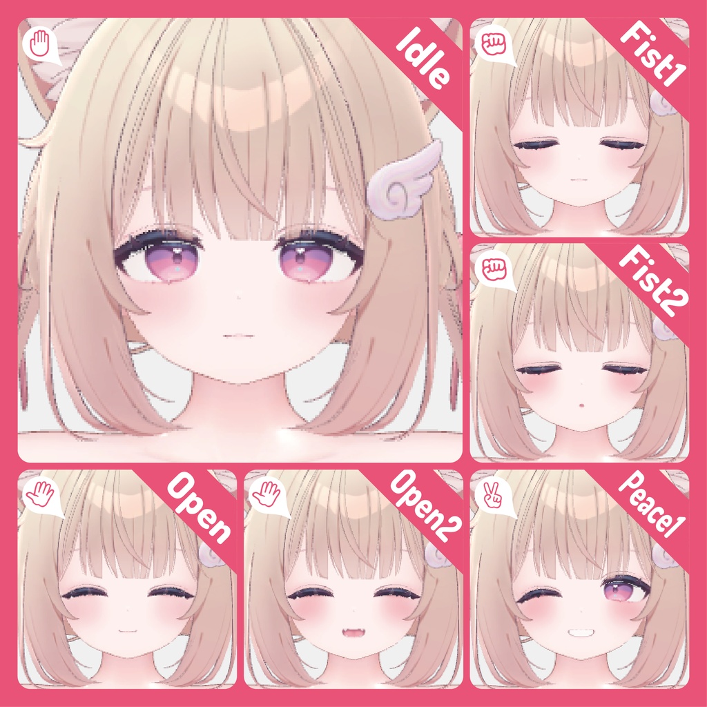 NMZ式シフォン表情パッケージ