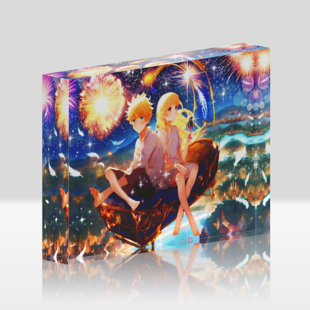 🌟スカイベッド「百万ドルの夜景」【アクリルブロック】🌟