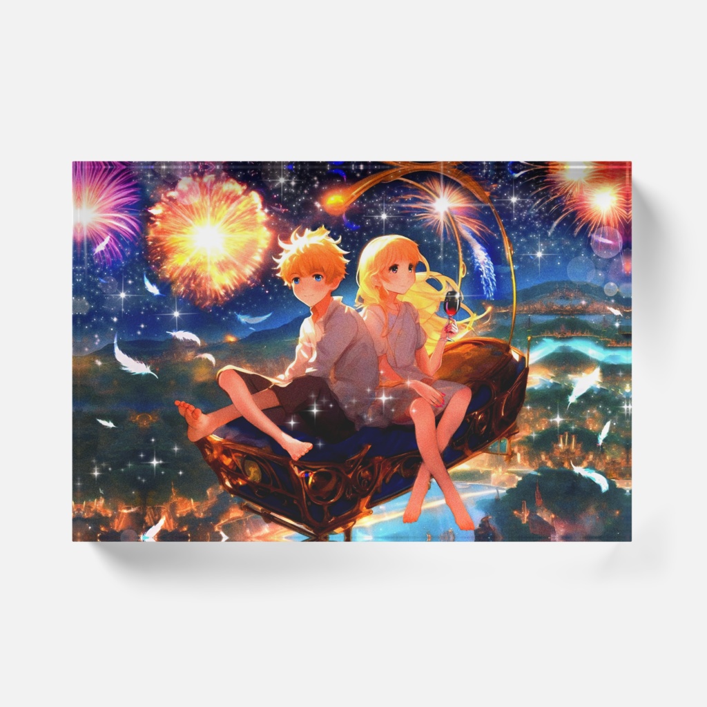 🌟スカイベッド「百万ドルの夜景」【アクリルブロック】🌟