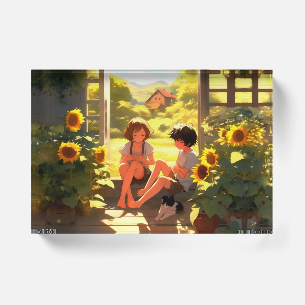 🌺陽だまりの詩/井上軟太郎【アクリルブロック】🌺