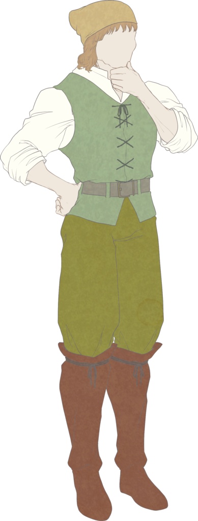 モブシリーズ:男性4(3パターン)1体