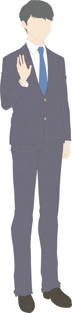 モブシリーズ:男子学生A1体3パターン