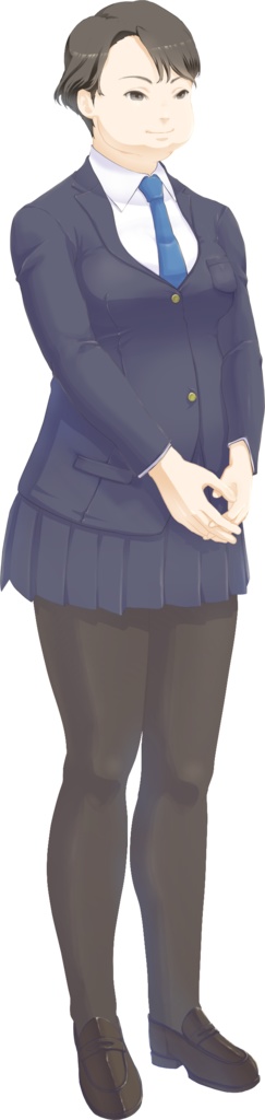 モブシリーズ:女子学生C1体3パターン