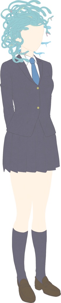 【Free】クラスメイトのモブメデューサ