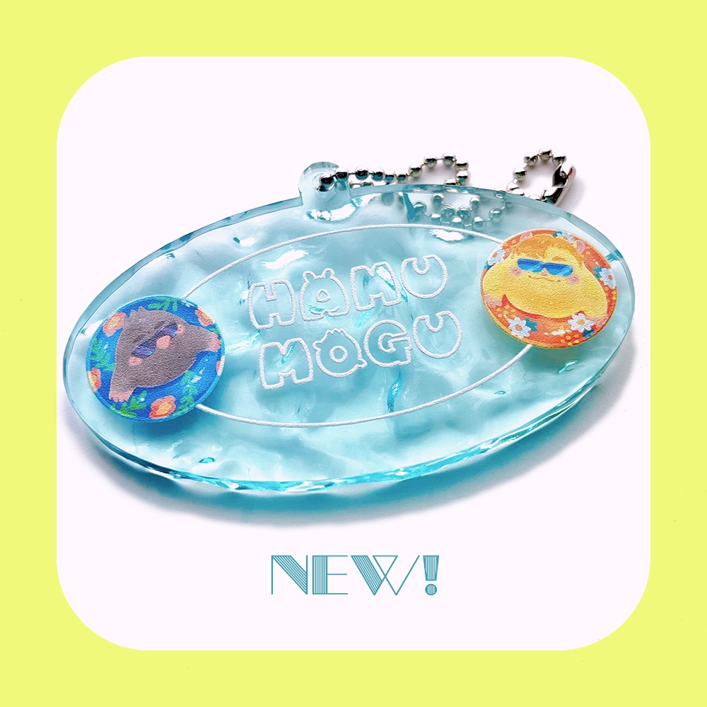 はむもぐ水面ぷかぷかアクキー