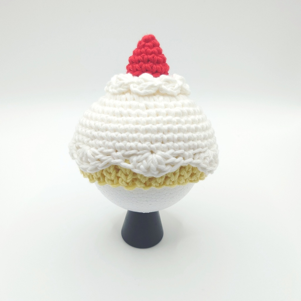 10cmぬいサイズ ドームケーキニット帽