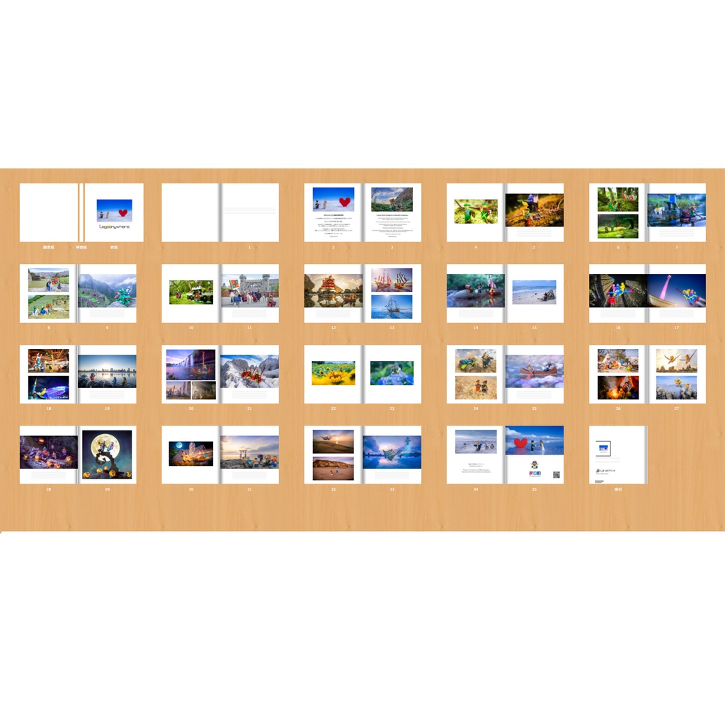 レゴのミニフィグフォトブック