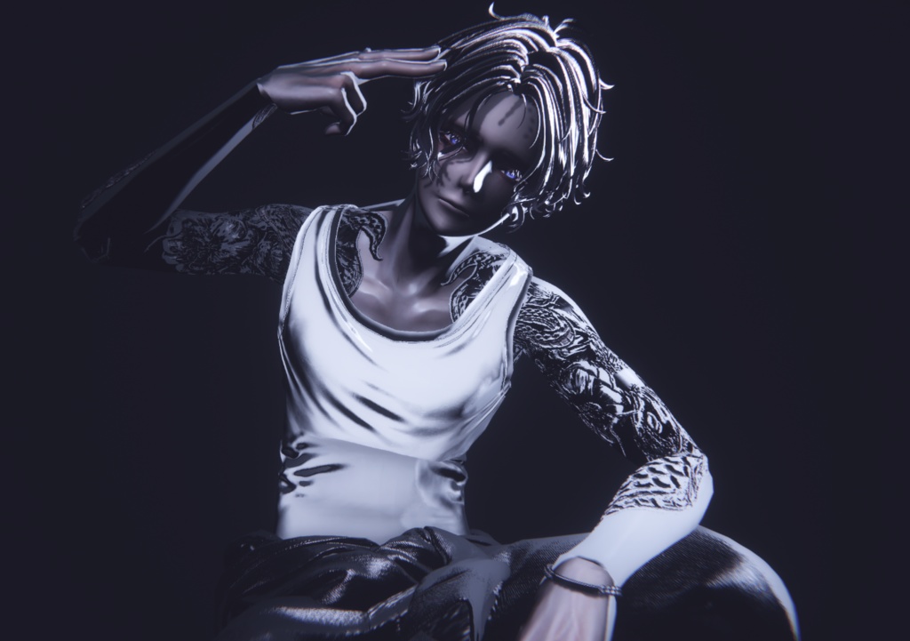 【7アバター対応】-百鬼花影- tattoo