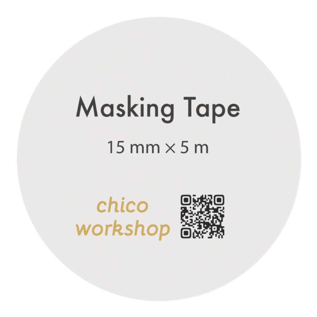 キトンブルーのマステ<ウシ柄>