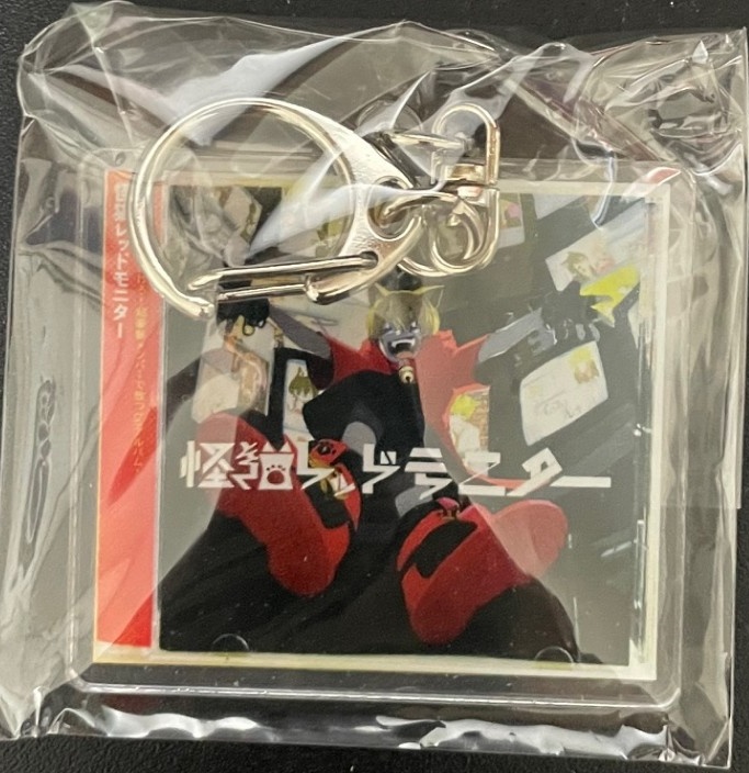 怪猫レッドモニターアクリルキーホルダー