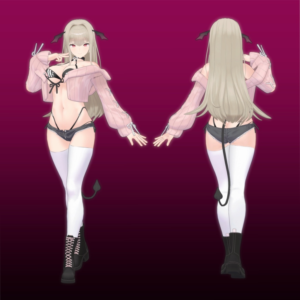 オリジナル3Dモデル「Lilith -リリス-」 #Lilith_3D