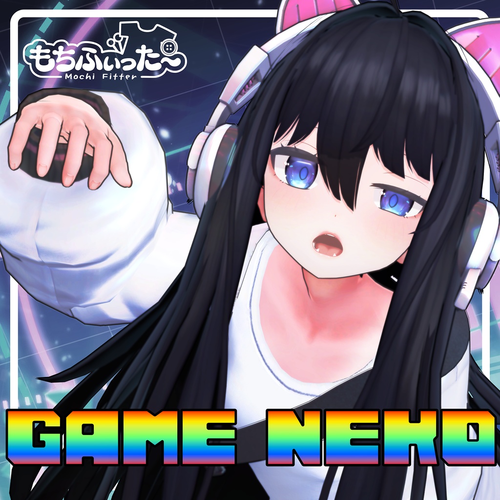 オリジナル3Dモデル 【GAME NEKO】#GN_3D