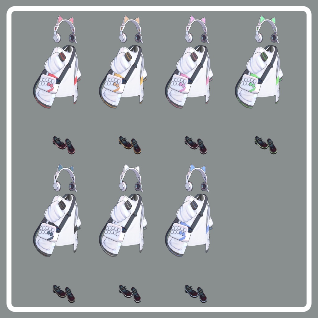 オリジナル3Dモデル 【GAME NEKO】#GN_3D