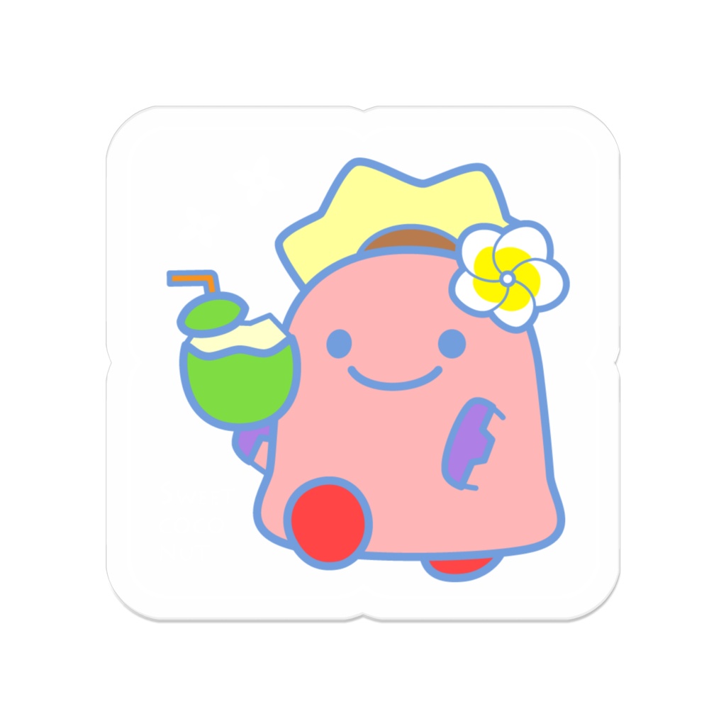 【アクリルバッジ】あさあさココナッツ