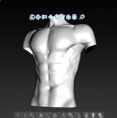 3D可動キャラクターモデル(男性)