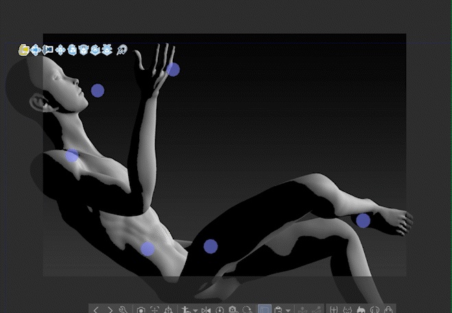 3D可動キャラクターモデル(男性)