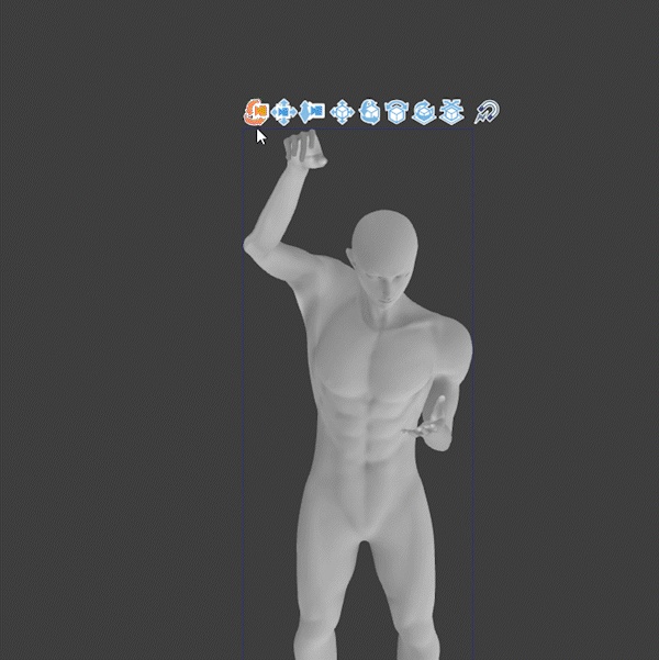 3D可動成人男性モデル