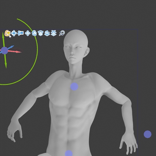 3D可動成人男性モデル