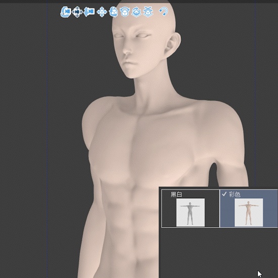3D可動成人男性モデル