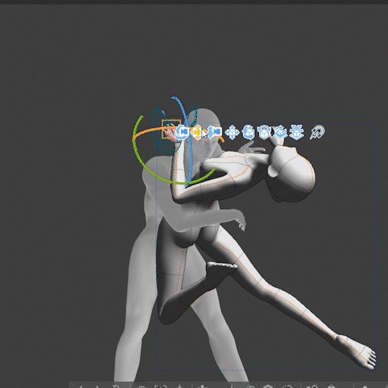 3D可動成人男性モデル