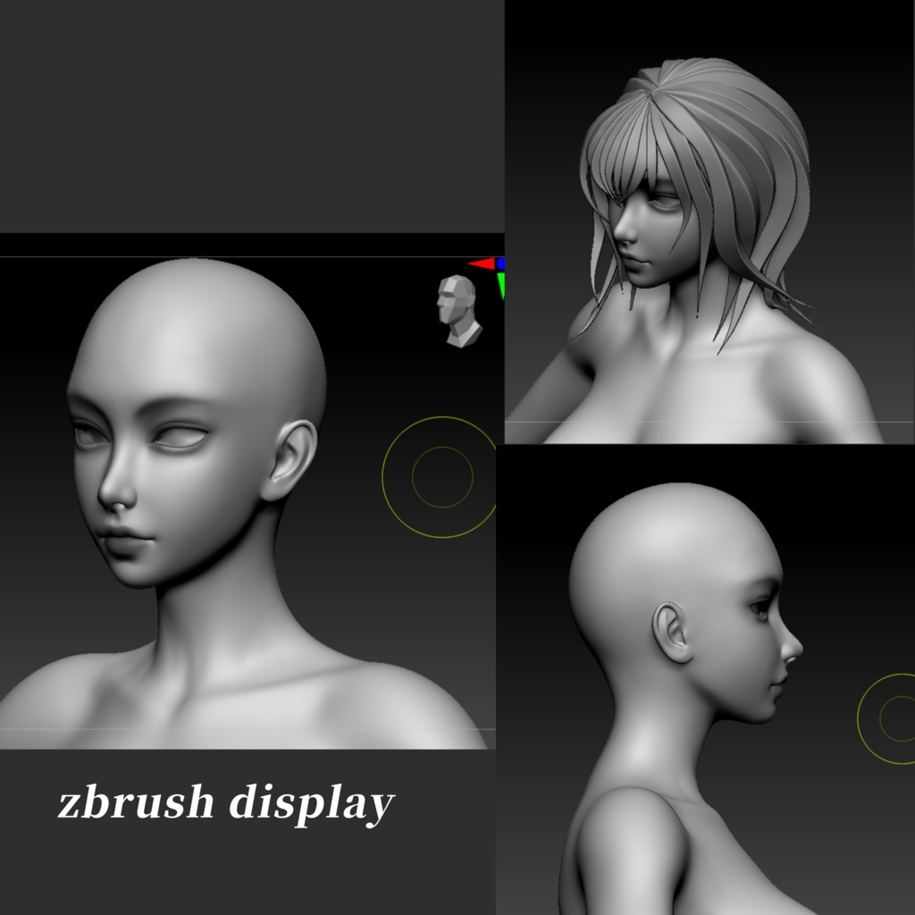 3D可動成人女性モデル