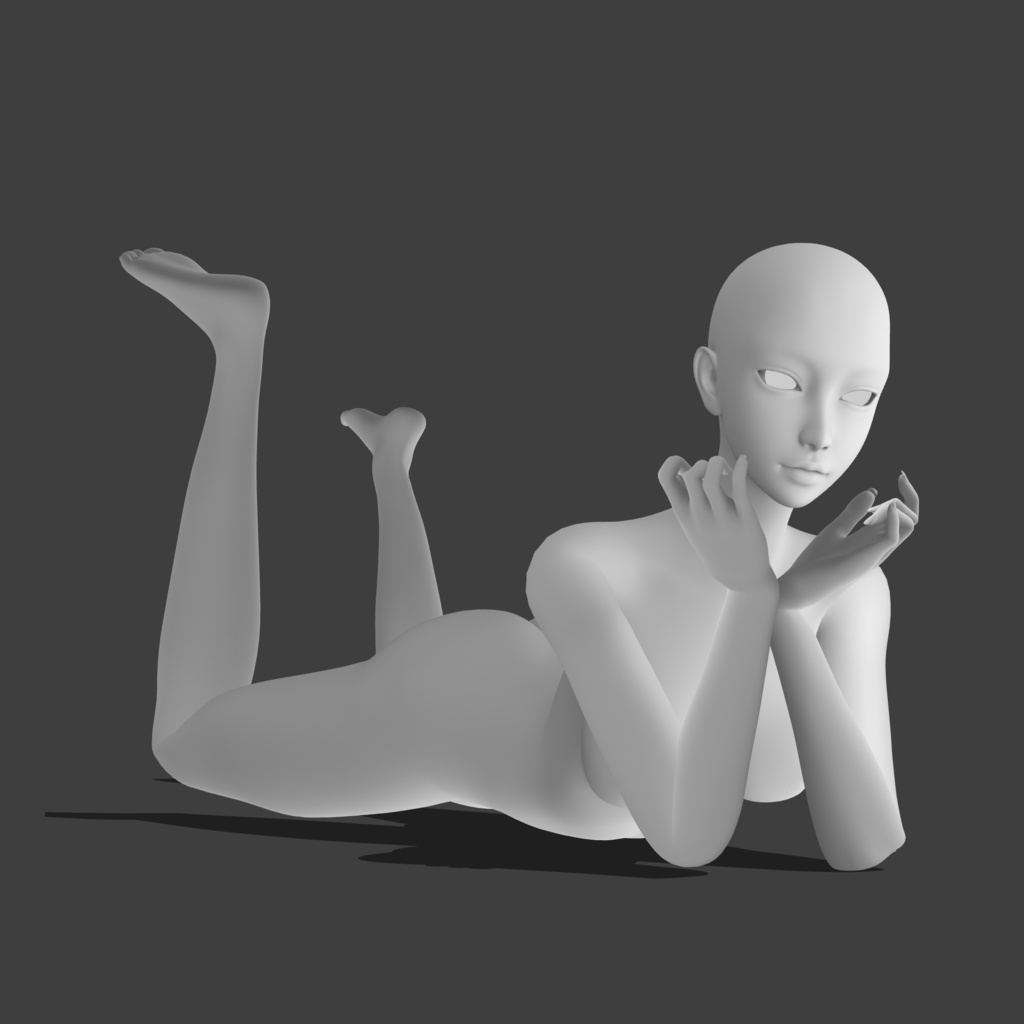 3D可動成人女性モデル