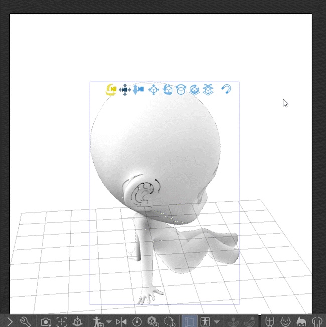 3D可動ちびキャラモデル