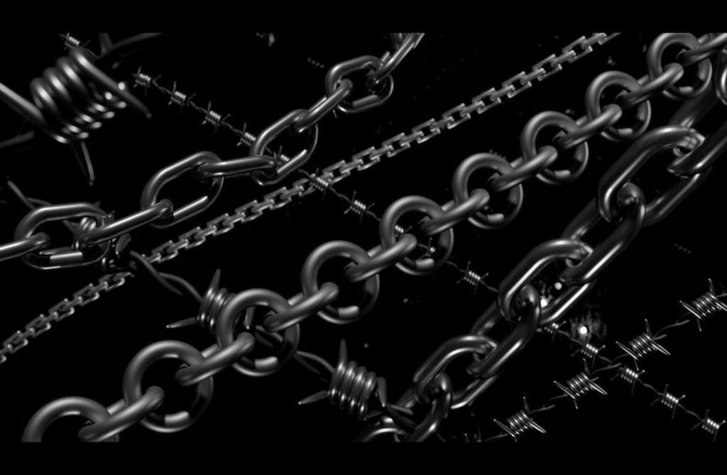 3D chain&razor wire