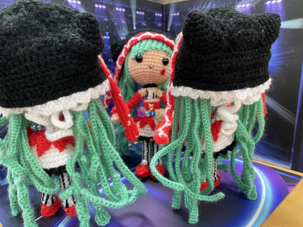 初音ミク(ピエレッタちゃん)編みぐるみ第2段