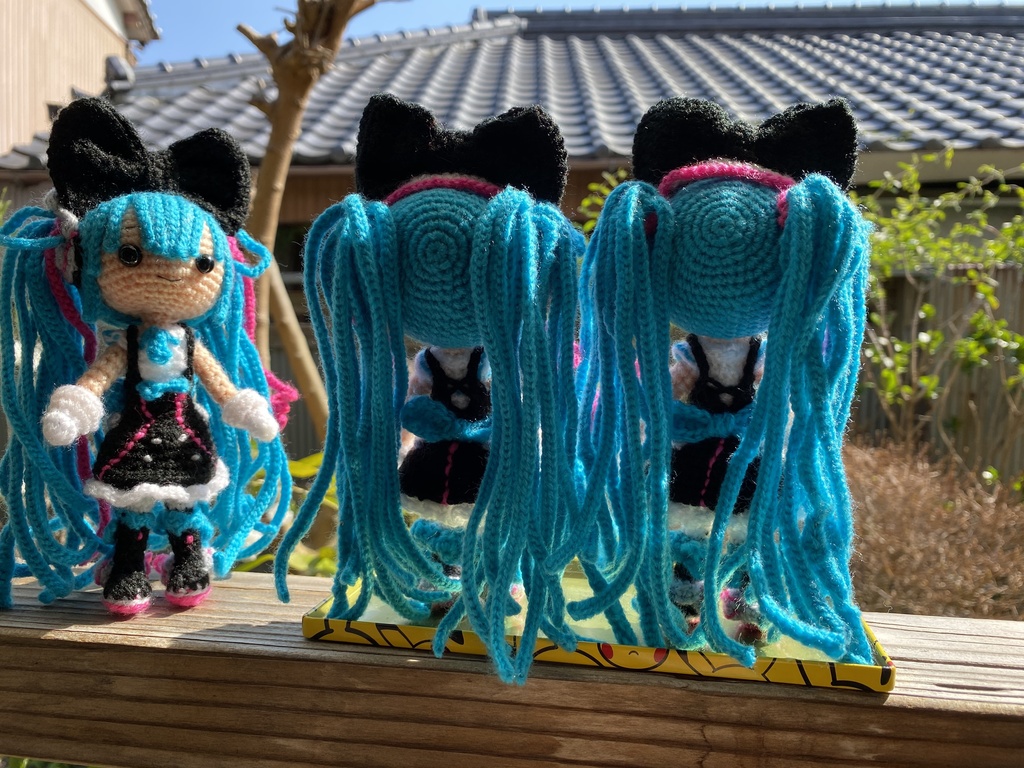 初音ミク(幕張ちゃん)編みぐるみ