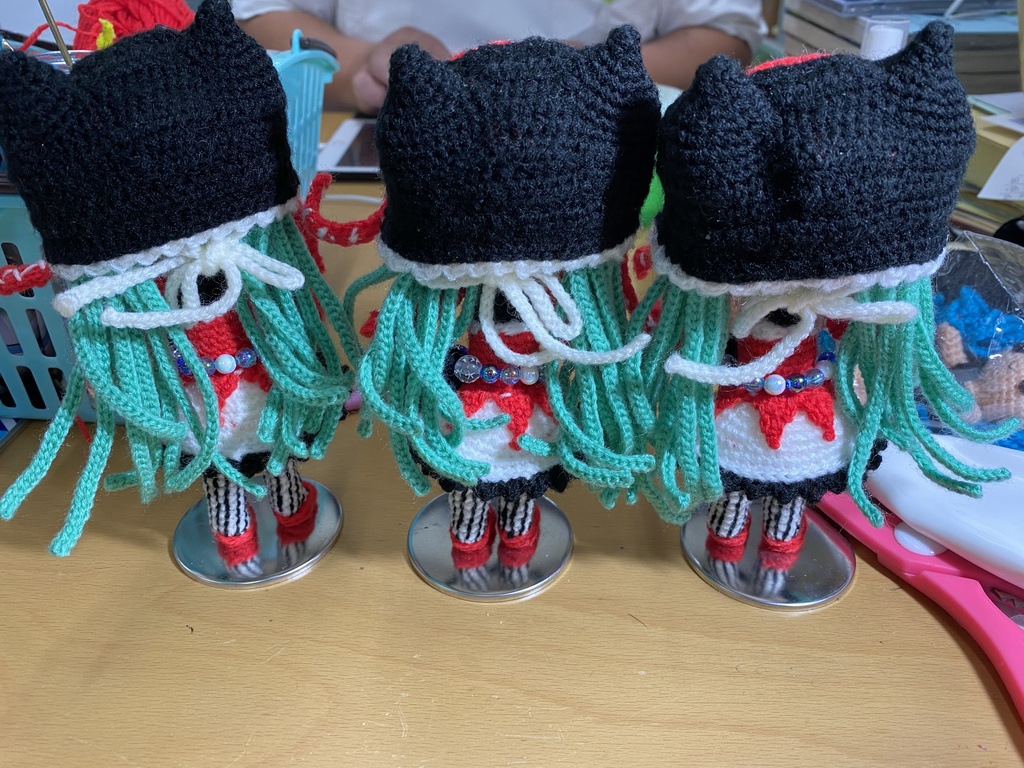 ピエレッタ(初音ミク)さんあみぐるみ