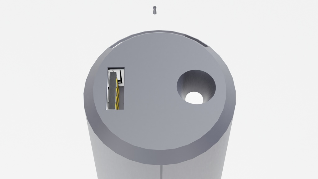 防災アンブレラハンドル【3Dモデル】