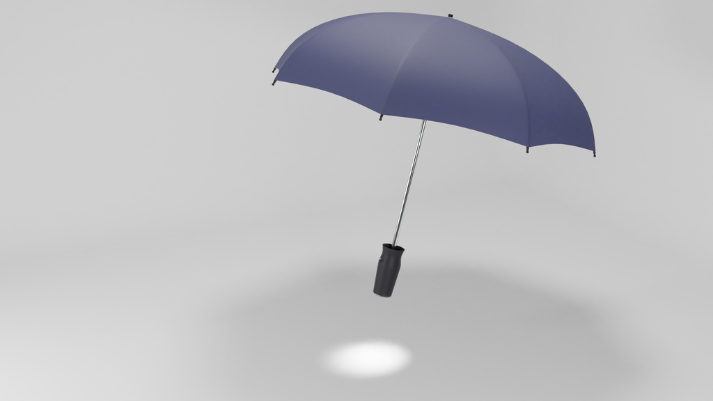 防災アンブレラハンドル【3Dモデル】
