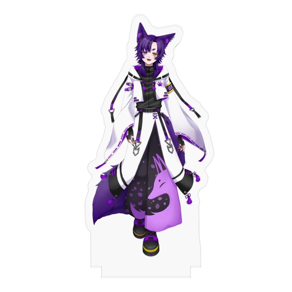 狐禅寺紫楽 アクリルスタンド 70×70サイズ