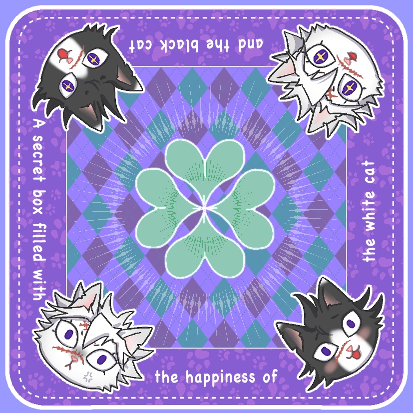 スクエア缶ケース(紫)