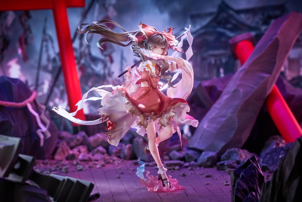 東方Project 博麗霊夢 ~戦う巫女~ 戦損Ver. 1/7 レジンガレージキット (WF2026Shanghai)