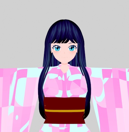 【VTuber/VRM】着物の女の子