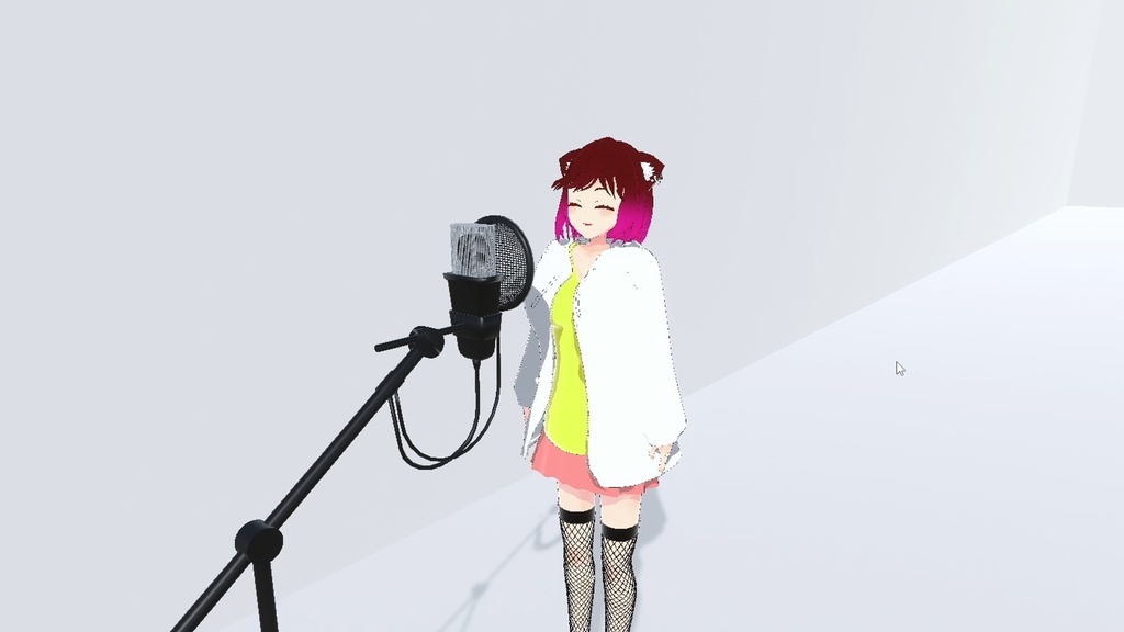 【VRM対応】某1発撮り動画風アプリ「V-Lives.white」