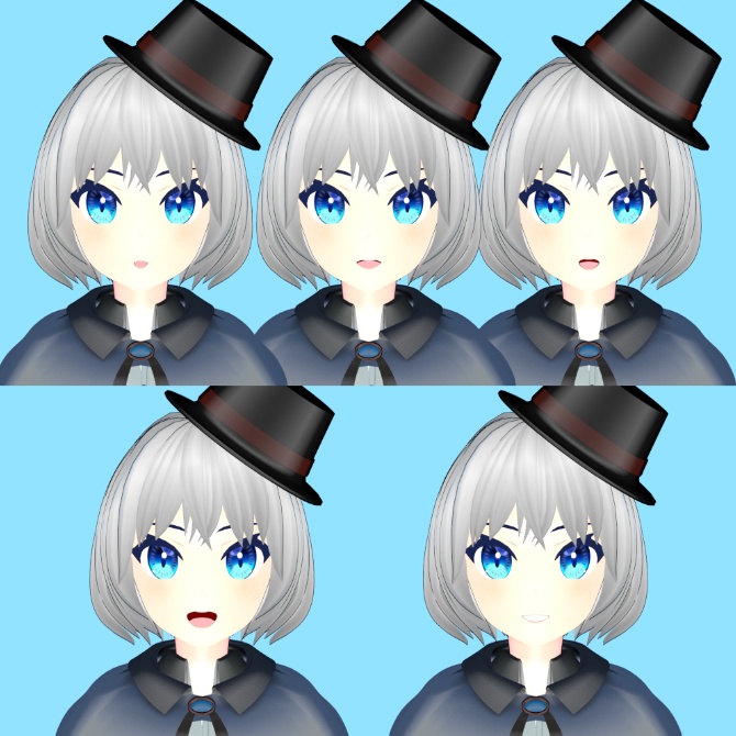 オリジナル3Dモデル「エマ_Emma」【VRM対応】