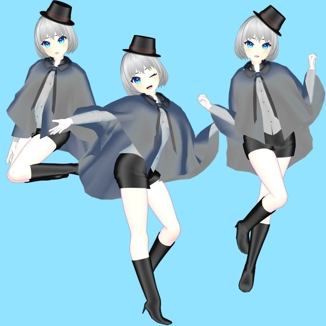 オリジナル3Dモデル「エマ_Emma」【VRM対応】